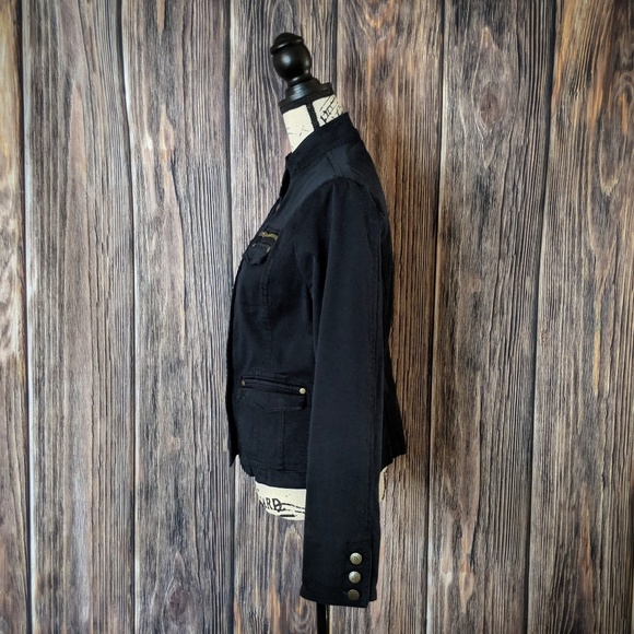 Sashimi Black Button Down Business Jacket - Picture 4 of 8